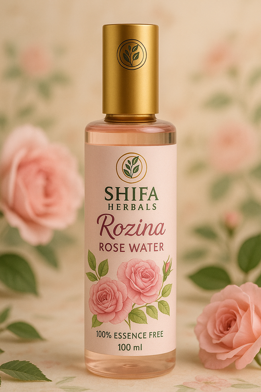 Shifa herbals Rose water, Rose petal water , Rosewater Drinkable 100ml by Shifa Herbals
